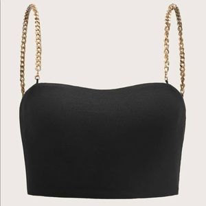 Shein Chain Strap Crop Cami Top